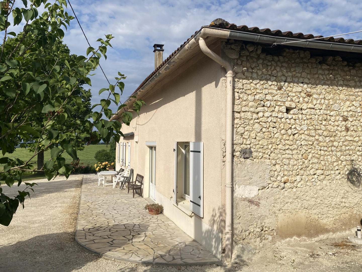 Country Property with Great Potential and Views near Chalais