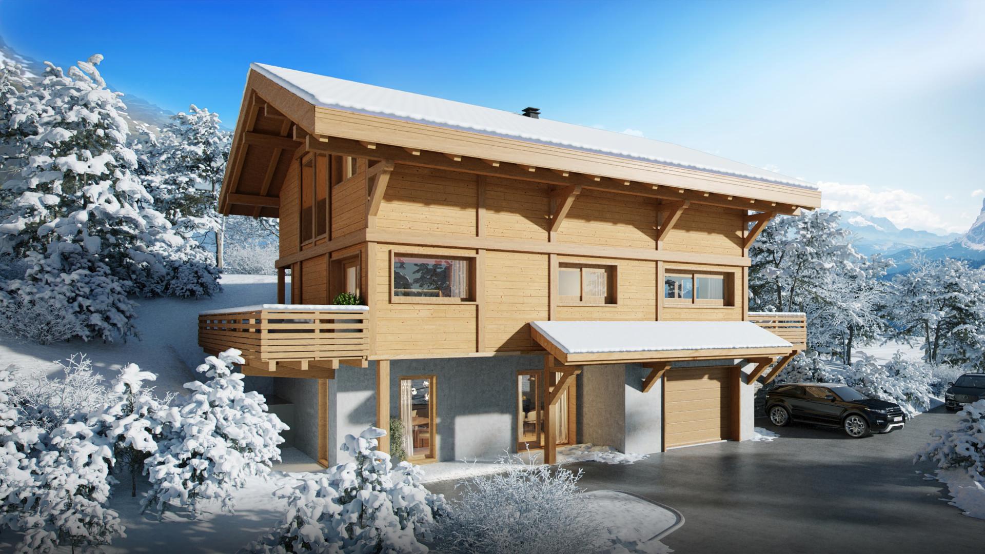 For Sale : 4 bedrooms Ski Chalet near COMBLOUX, Haute-Savoie