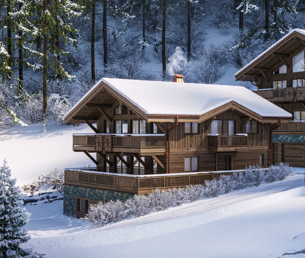 3 bedroom Ski Chalet near CHATEL, Haute-Savoie