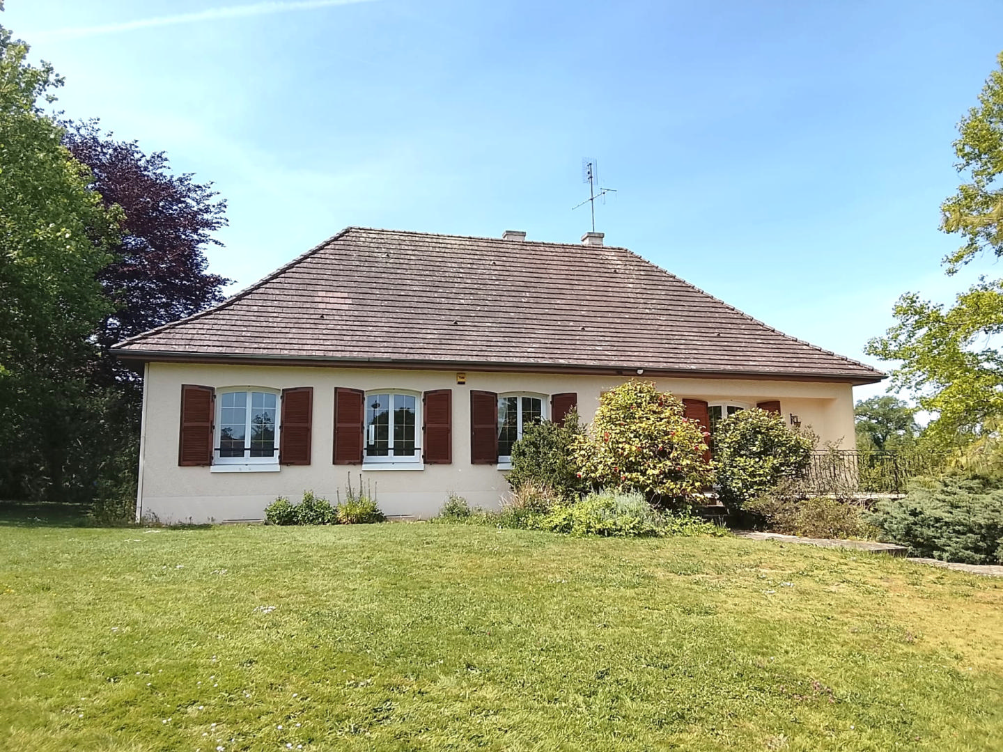 Haute-Vienne, Nr Mortemart, Village House, Gardens,Views