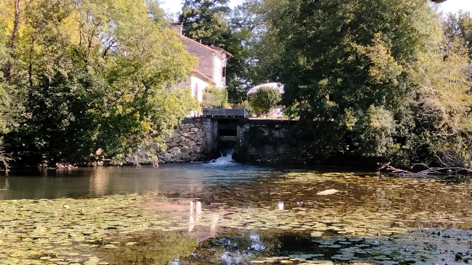 Old Stone Mill Set On Private Island, Charente River, Views