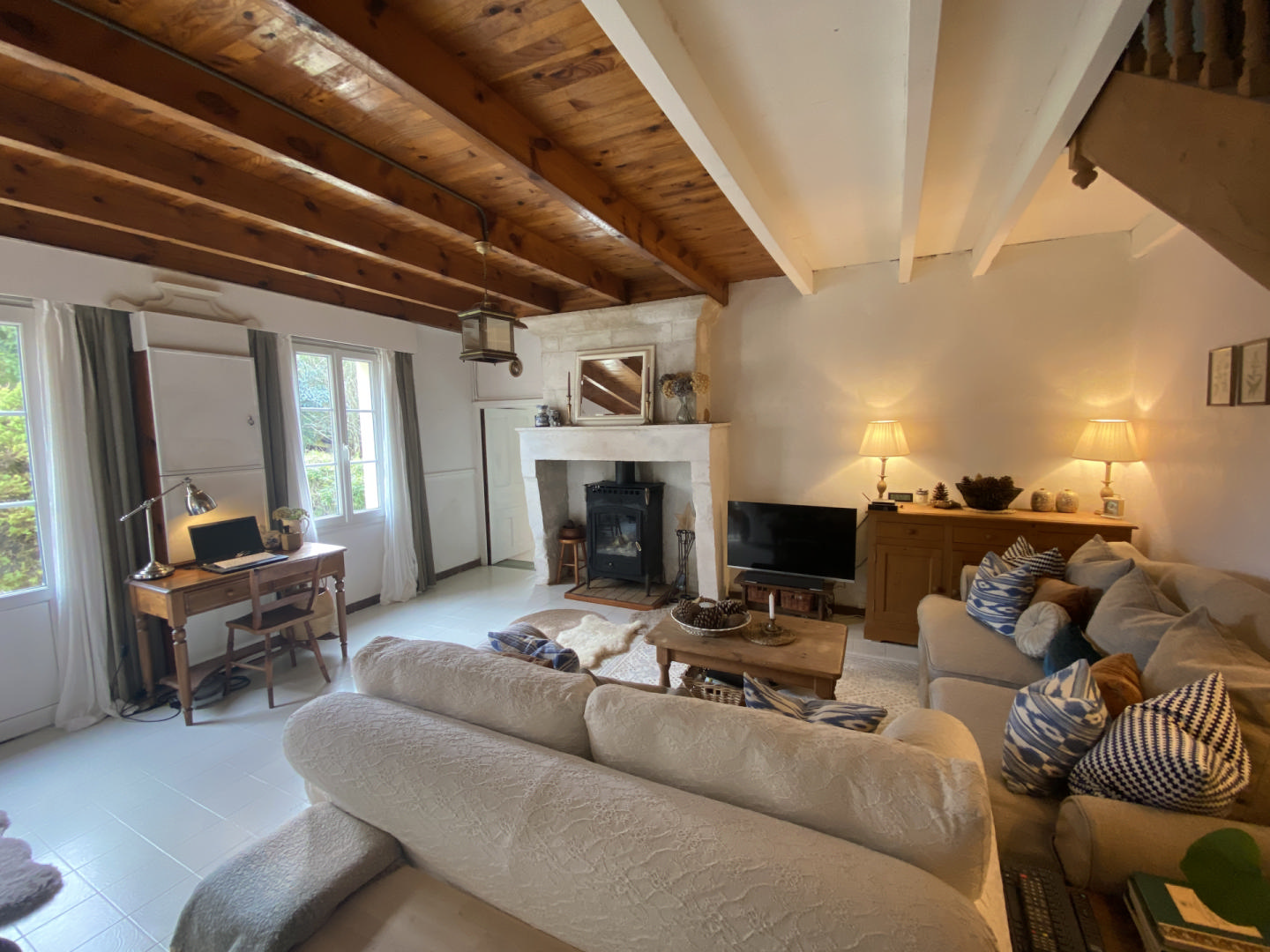 Pretty, south-facing detached village house, near Chalais, South Charente.