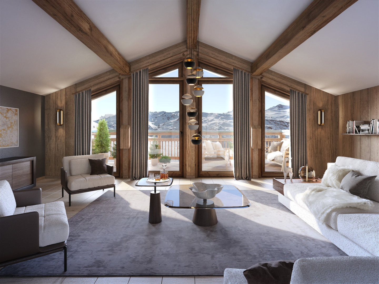 3 bedroom Ski Chalet near SAINT-MARTIN-DE-BELLEVILLE, Savoie