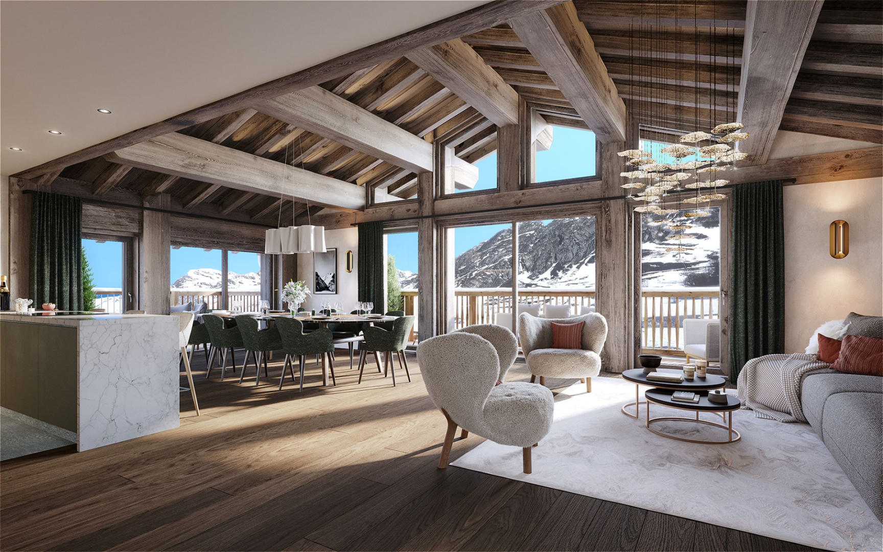 4 bedroom Penthouse near VAL-D'ISERE, Savoie