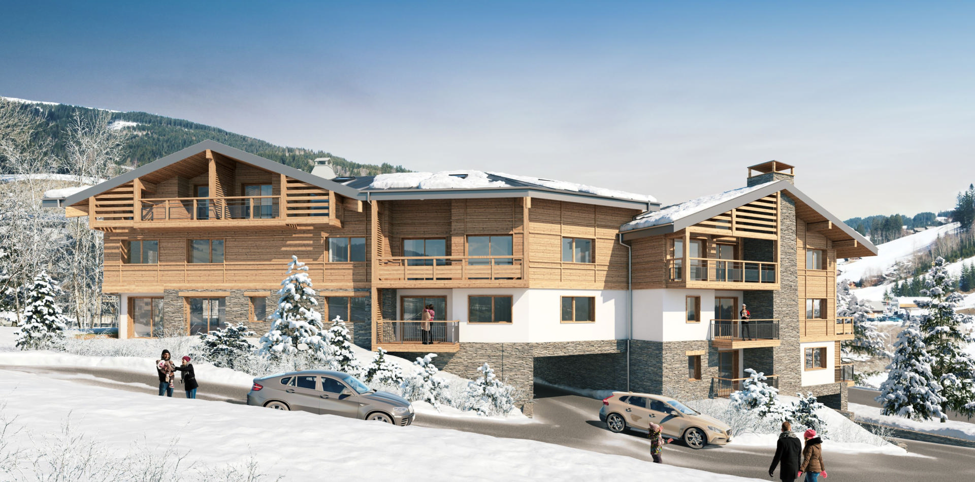 For Sale : 2 bedrooms Penthouse near LES GETS, Haute-Savoie