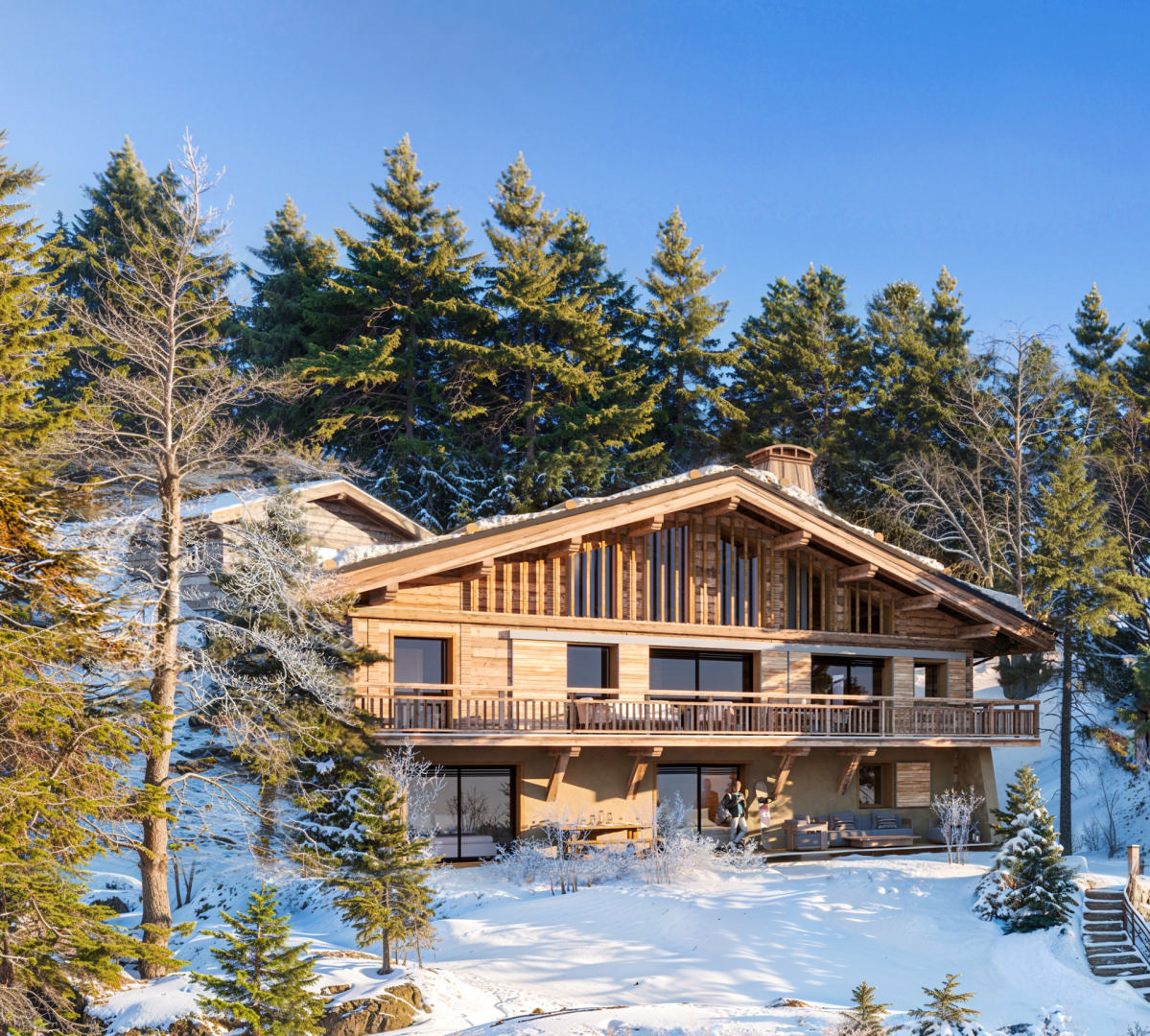 6 bedroom Ski Chalet near MEGEVE, Haute-Savoie