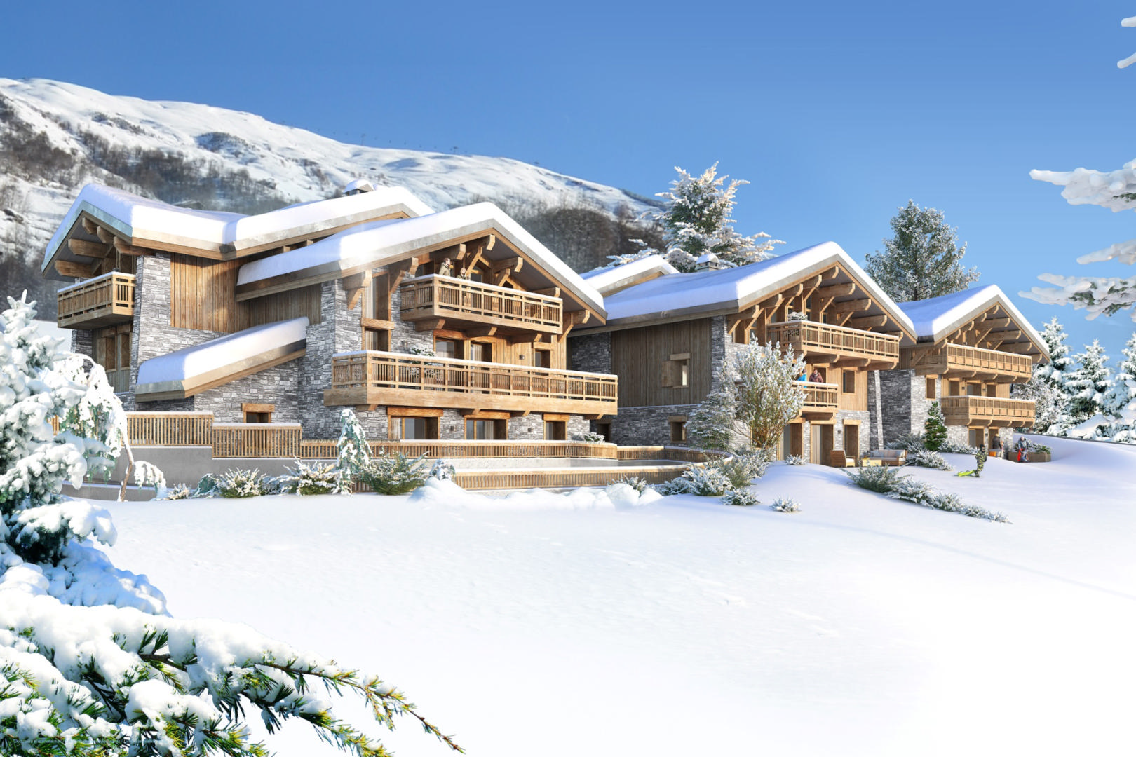 3 bedroom Ski Chalet near SAINT-MARTIN-DE-BELLEVILLE, Savoie