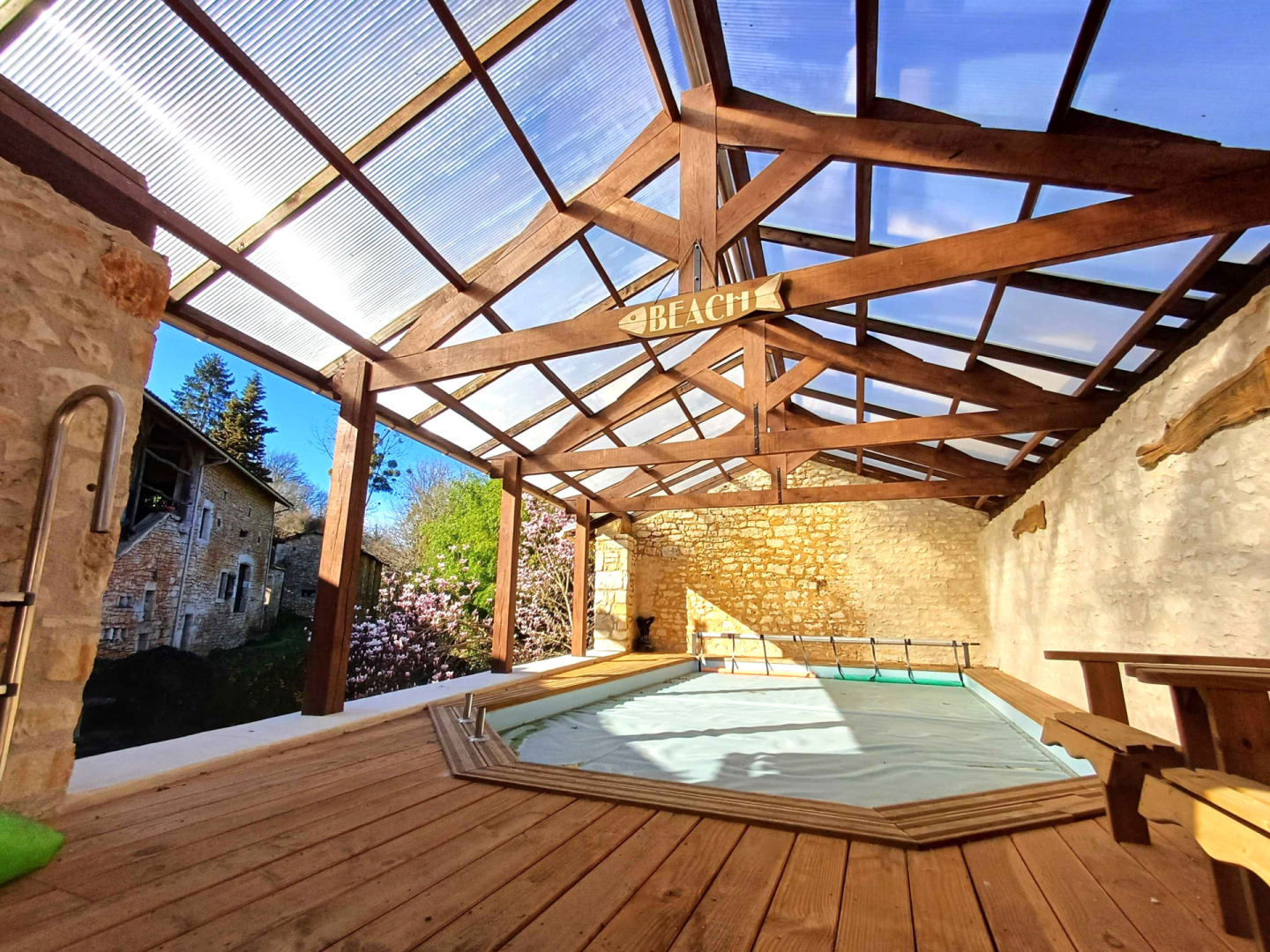 Former Old Stone Mill, Pool, Outbuildings, Views