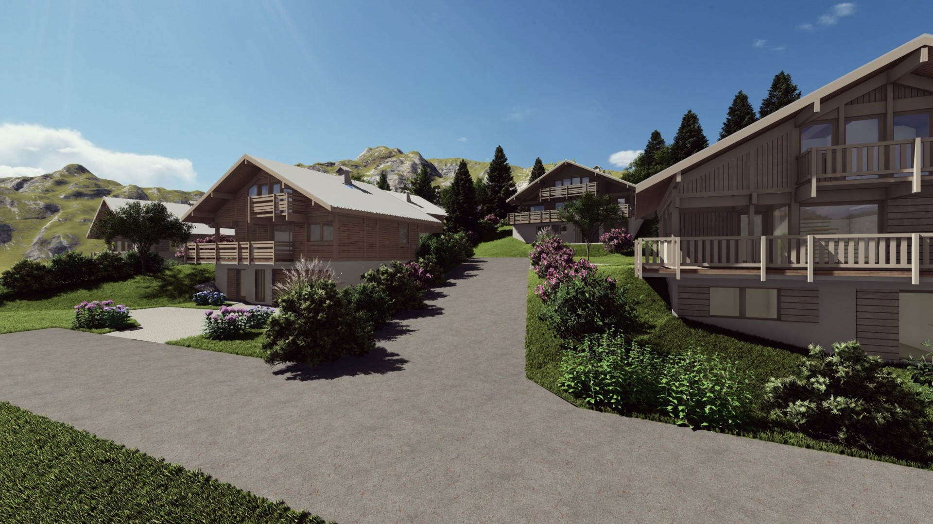 Ski chalet for sale St Gervais Les Bains. 5 bedroom. Off plan new build