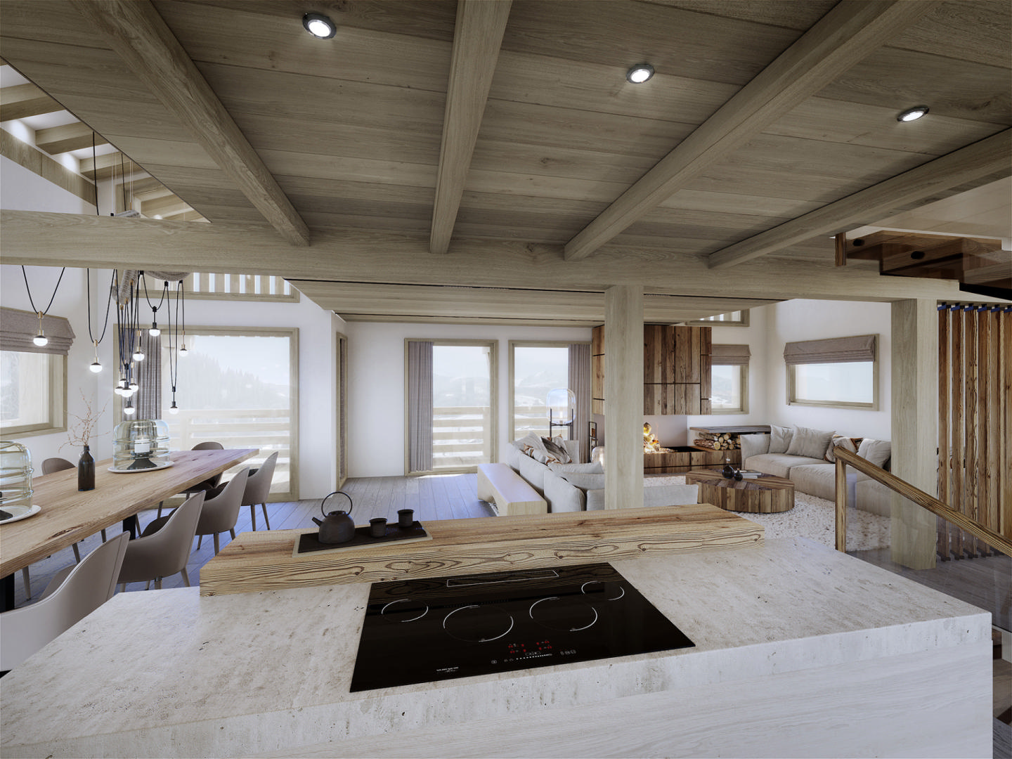4 bedroom Ski Chalet near MEGEVE, Haute-Savoie