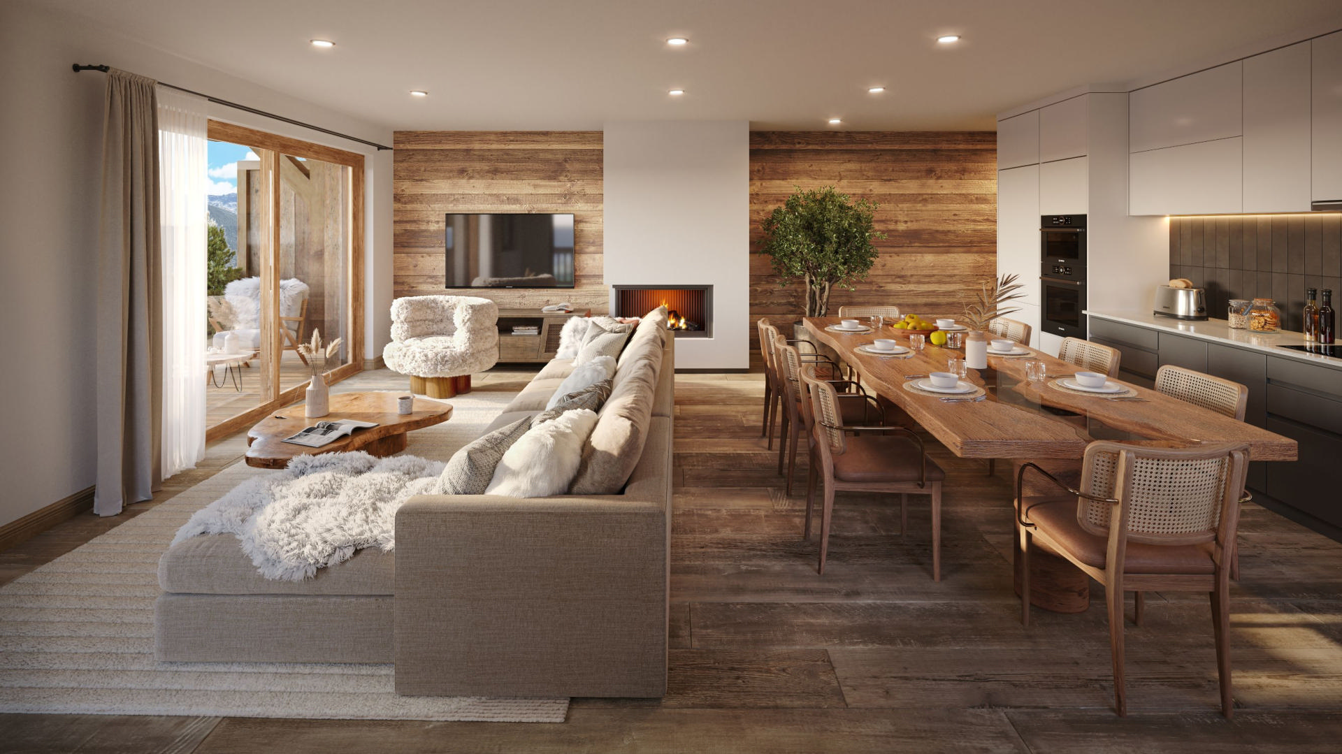 6 bedroom Ski Apartment near SAINT-MARTIN-DE-BELLEVILLE, Savoie