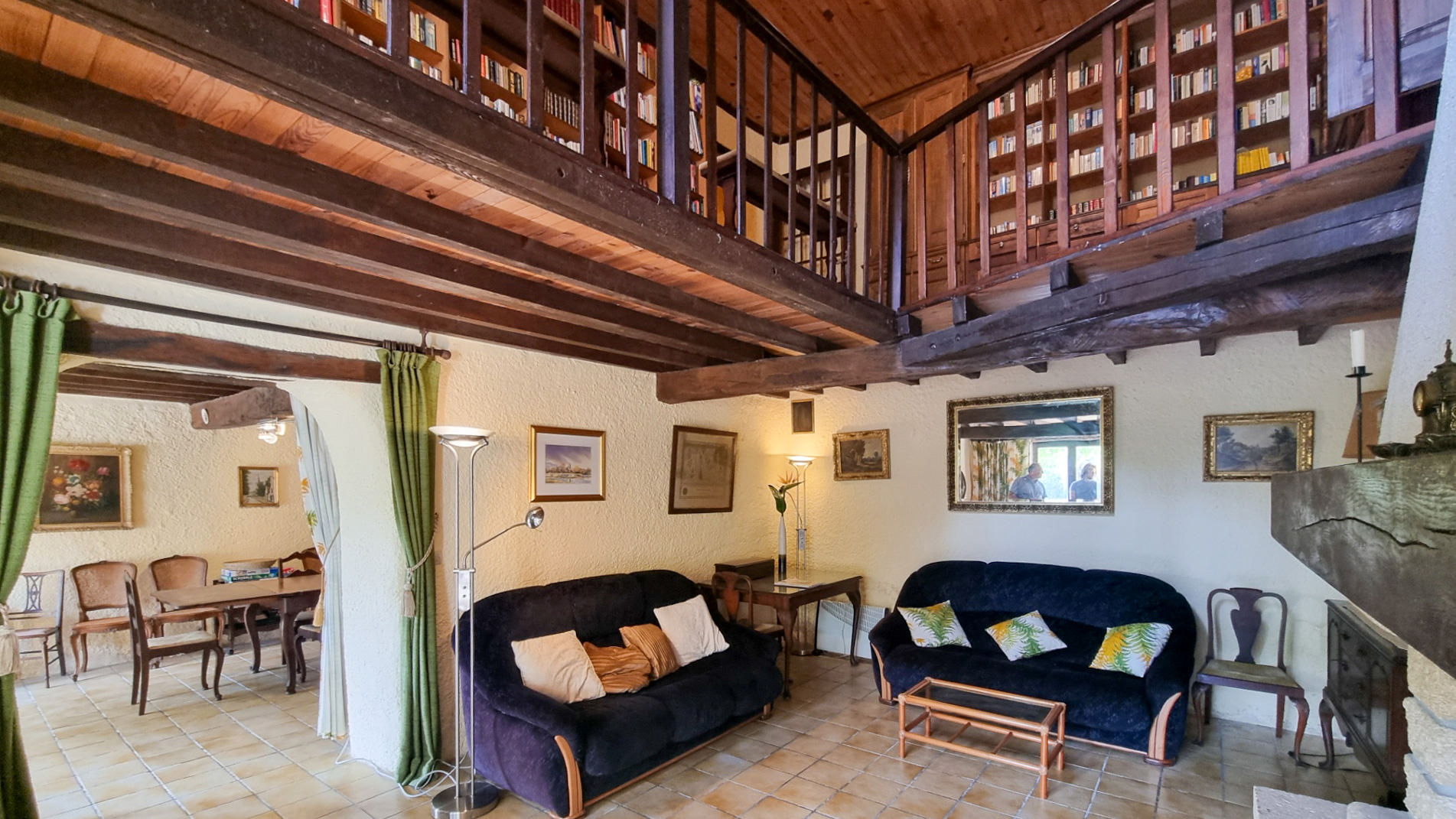 Charming 7-Bedroom Stone Country Estate with Income Potential