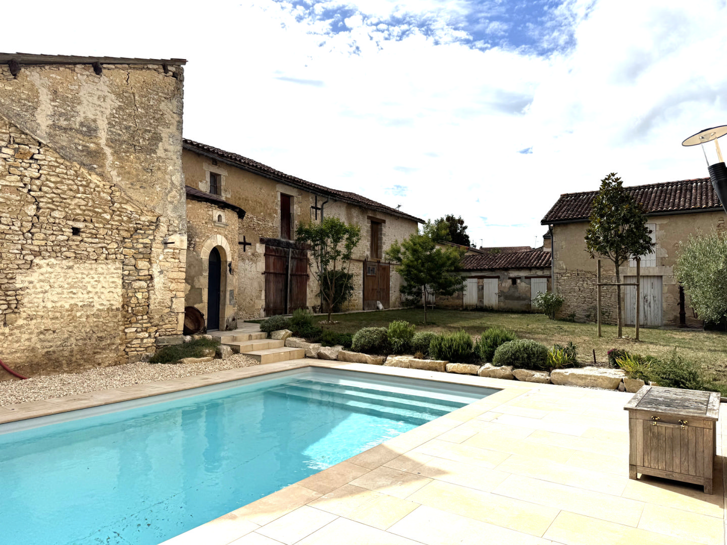 Rustic Old Stone Village Farmhouse, Restored, 7 bedrooms, 7 bathrooms, Walk to Shops and Restaurants, Pool, Stone Outbuildings, Barns