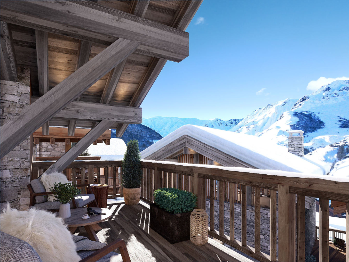 For Sale : 4 bedrooms Ski Apartment near SAINT-MARTIN-DE-BELLEVILLE, Savoie