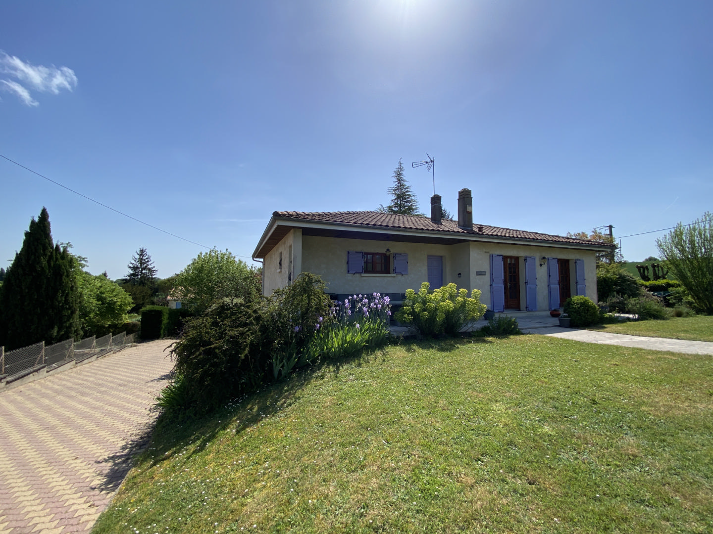 Four-Bedroom Village Property with Pool and Mature Gardens