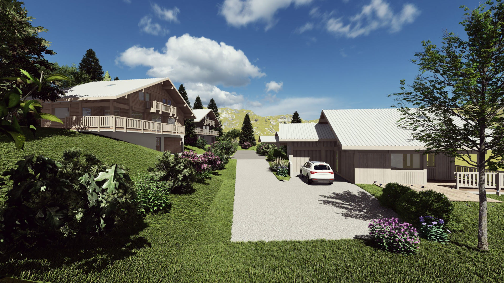 Ski chalet for sale St Gervais Les Bains. 5 bedroom. Off plan new build