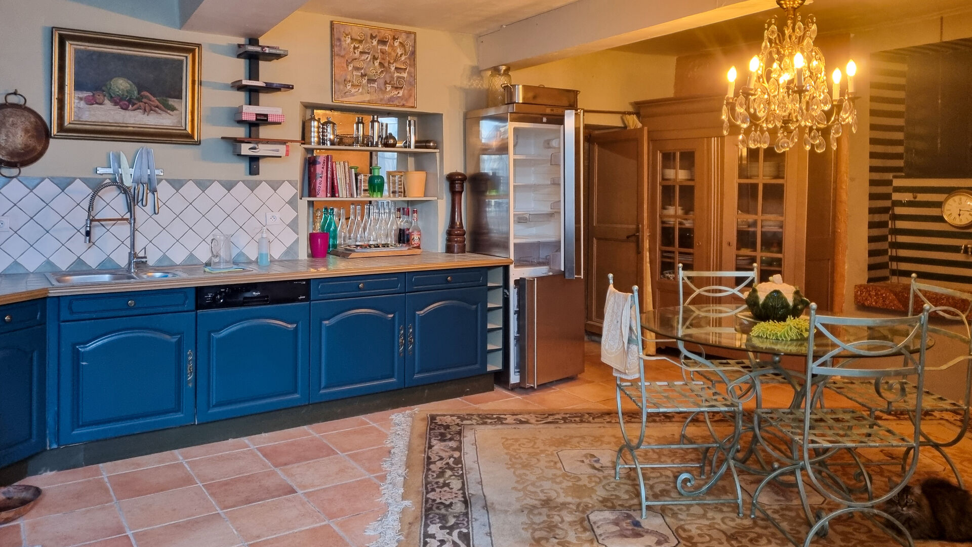 Charming Character Village House with Attached Stone Barn and Sunny Terrace