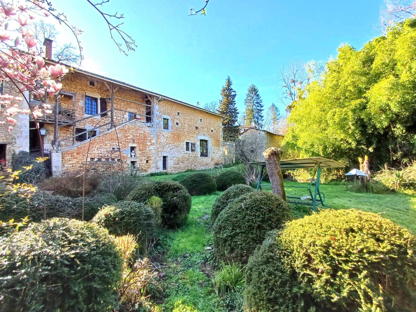 Former Old Stone Mill, Pool, Outbuildings, Views