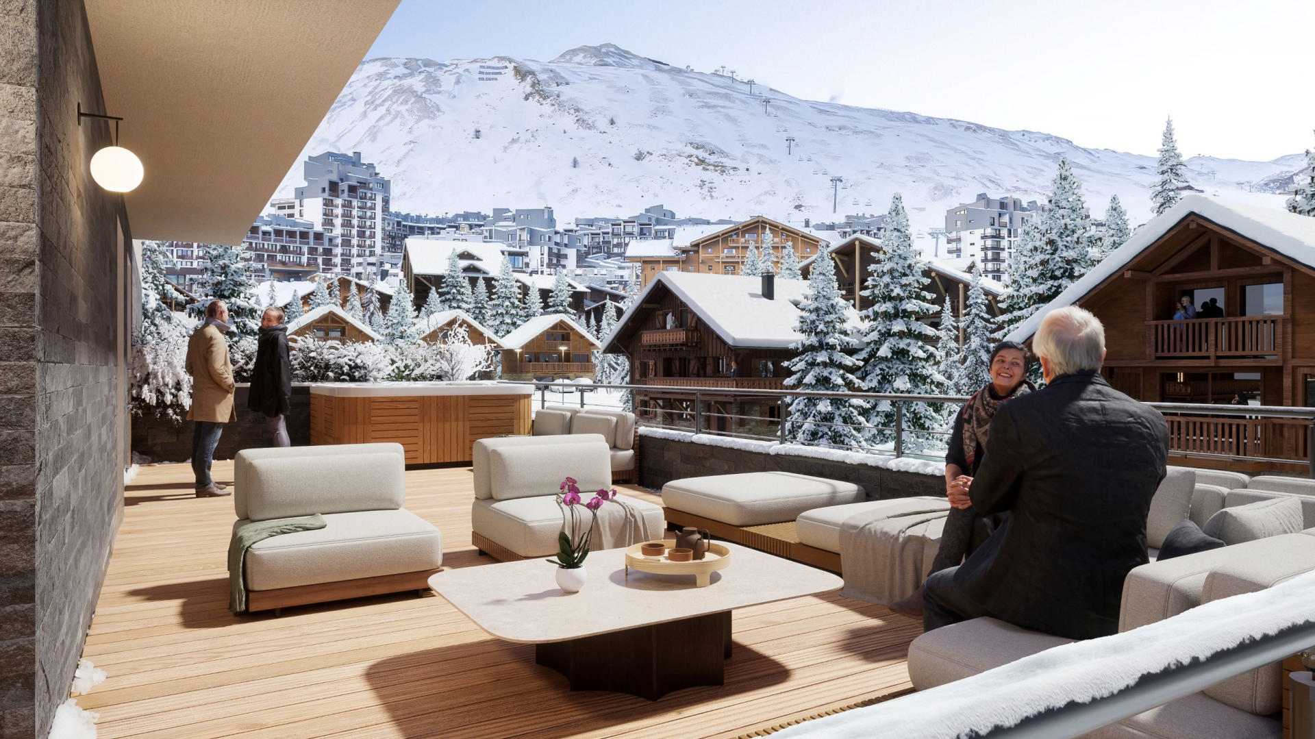 3 bedroom Penthouse near LES-DEUX-ALPES, Isere