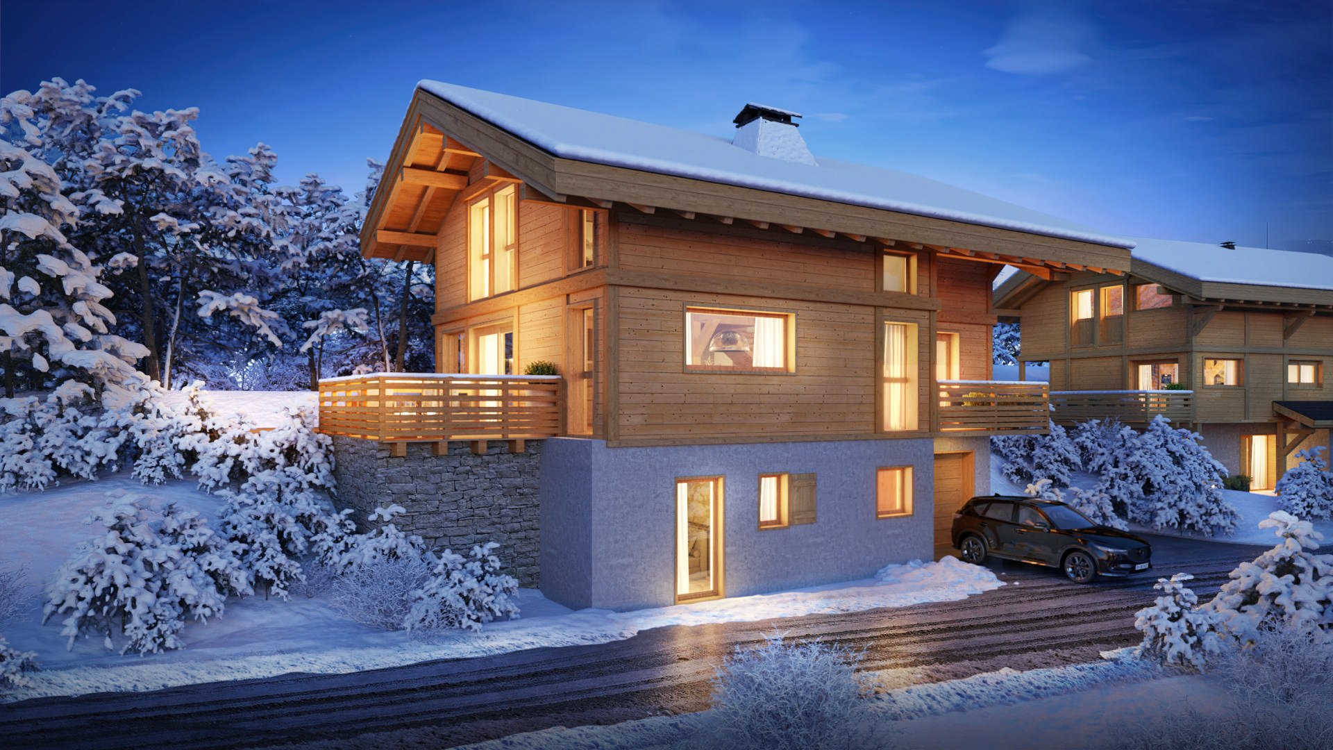 For Sale : 4 bedrooms Ski Chalet near COMBLOUX, Haute-Savoie