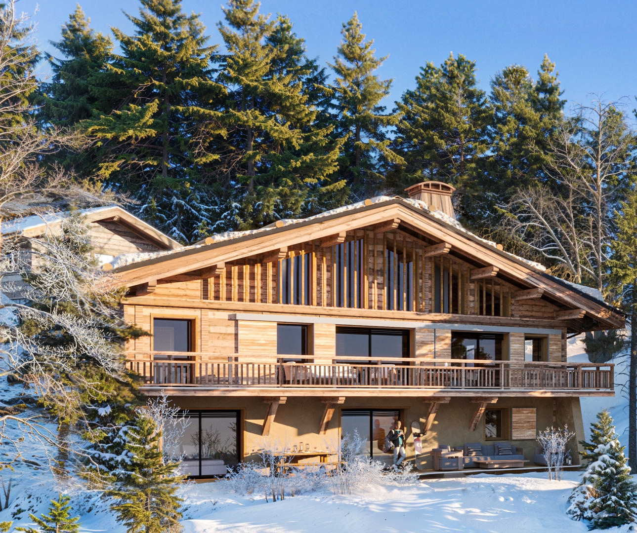 4 bedroom Ski Chalet near MEGEVE, Haute-Savoie