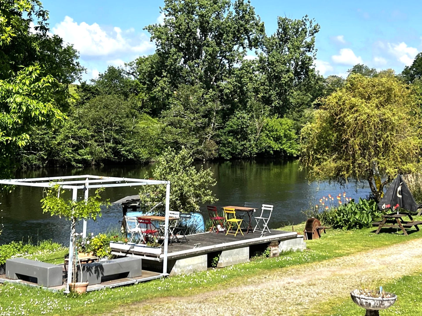Vast Imposing Riverside Complex, Water Sports, Revenue Potential