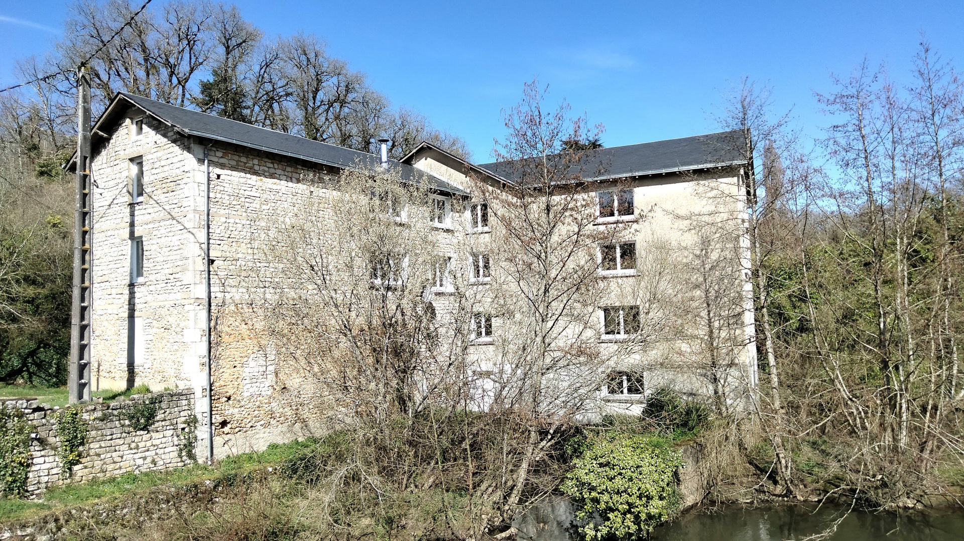Historic mill Charroux, open to offers,  potential rental income