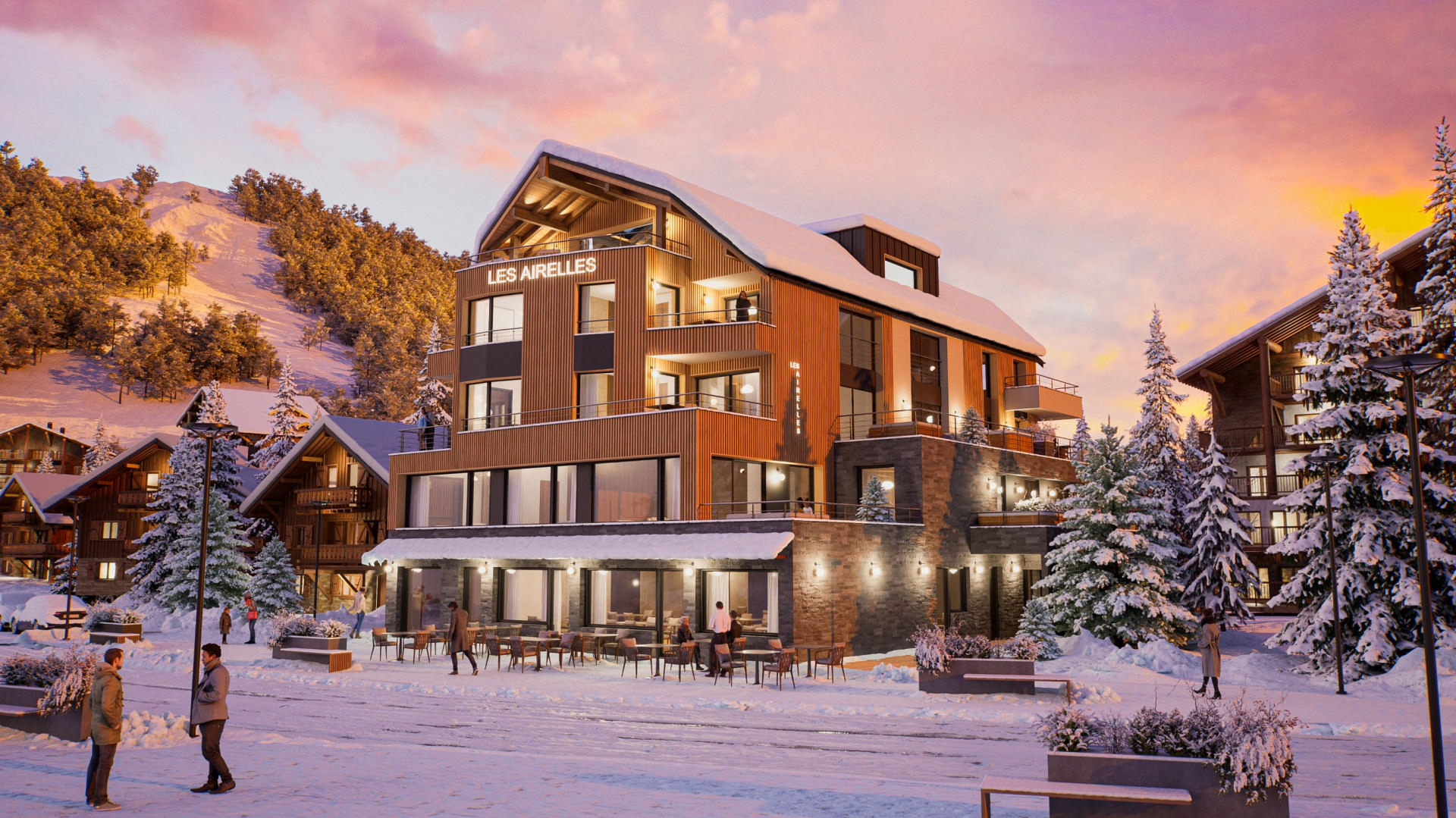 3 bedroom Penthouse near LES-DEUX-ALPES, Isere