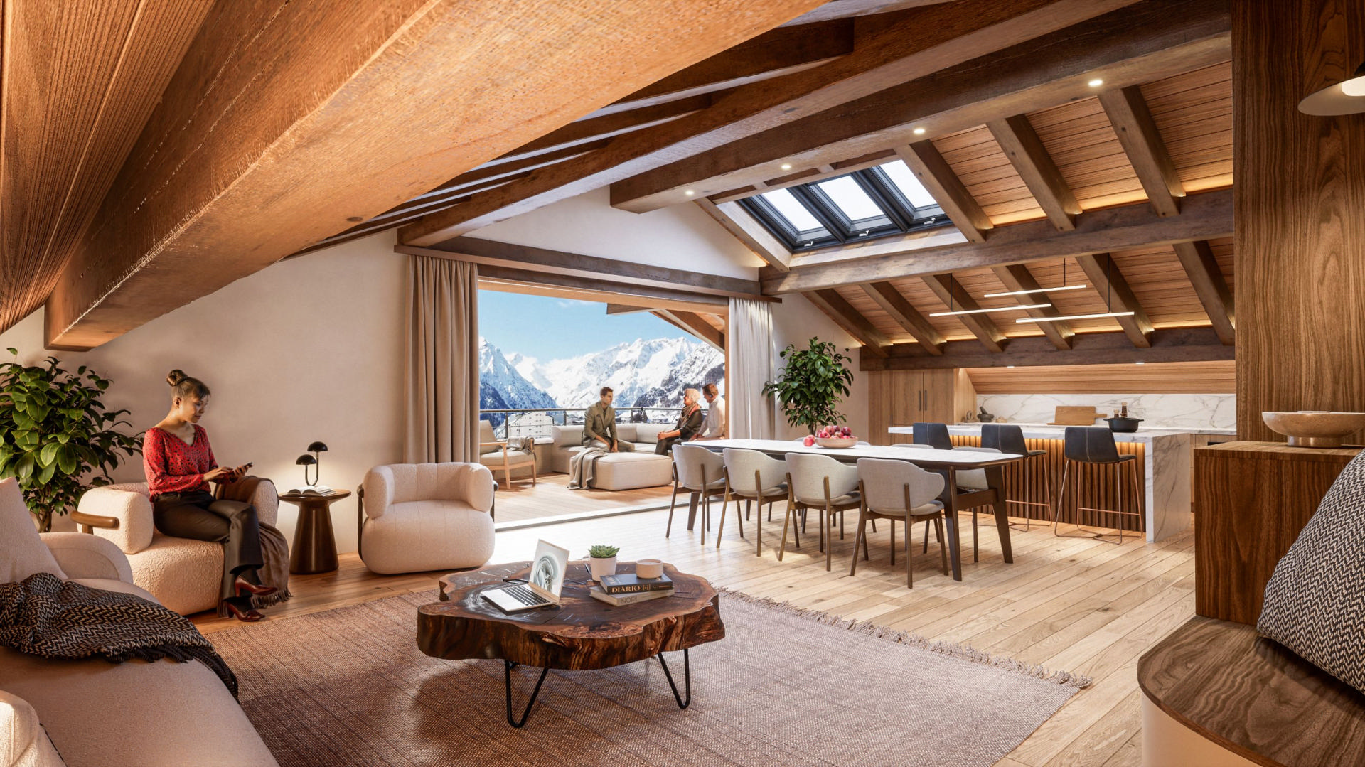 3 bedroom Penthouse near LES-DEUX-ALPES, Isere