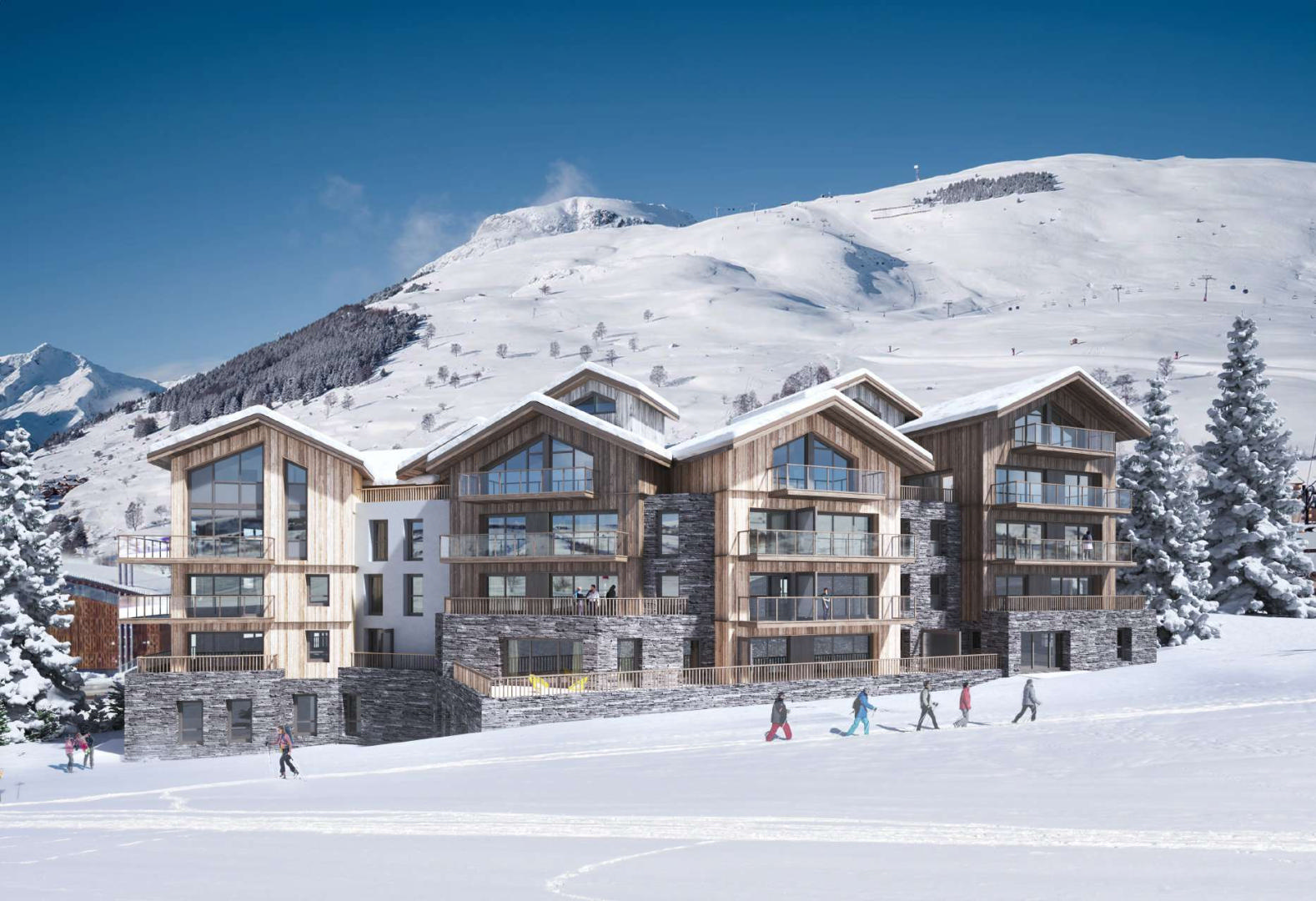 2 bedroom Ski Apartment near LES-DEUX-ALPES, Isere