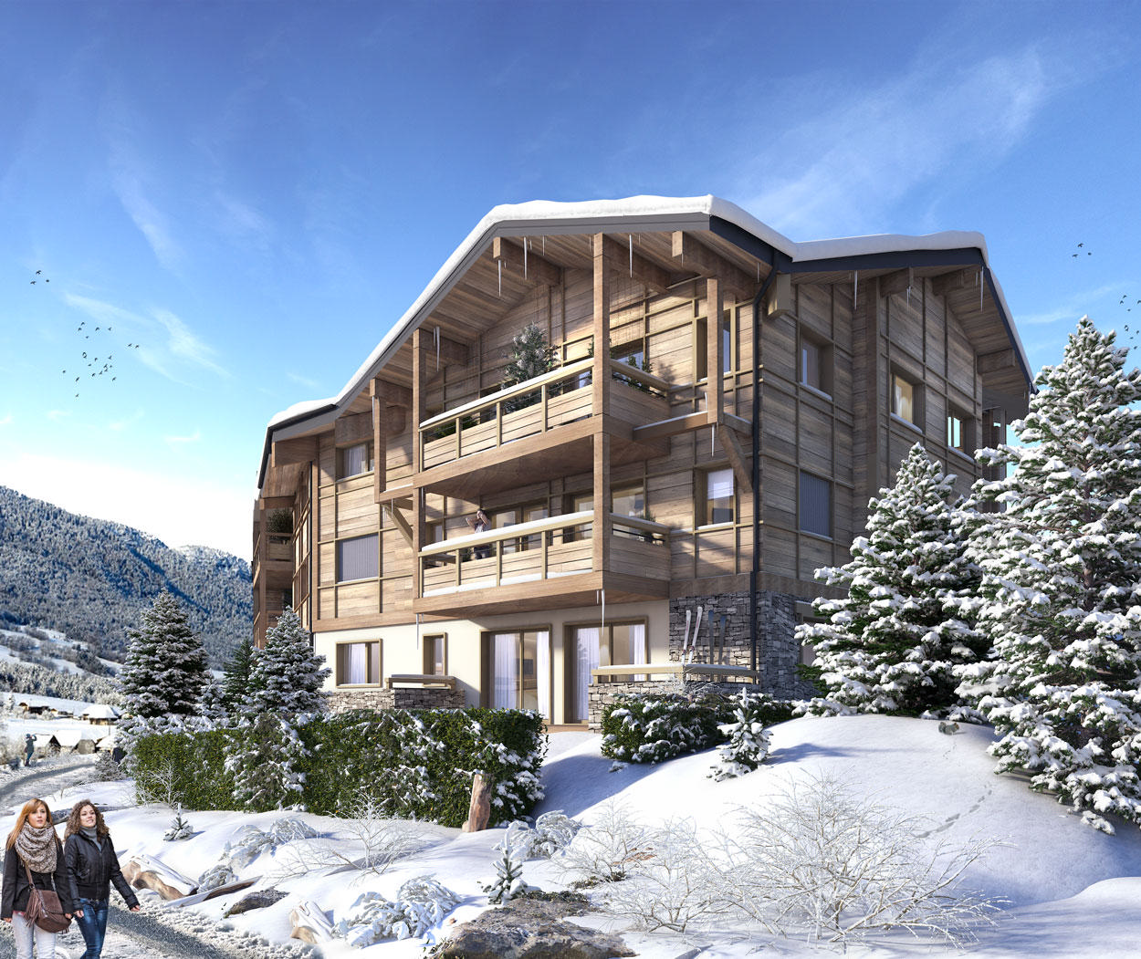 For Sale : 4 bedrooms Ski Apartment near LES GETS, Haute-Savoie