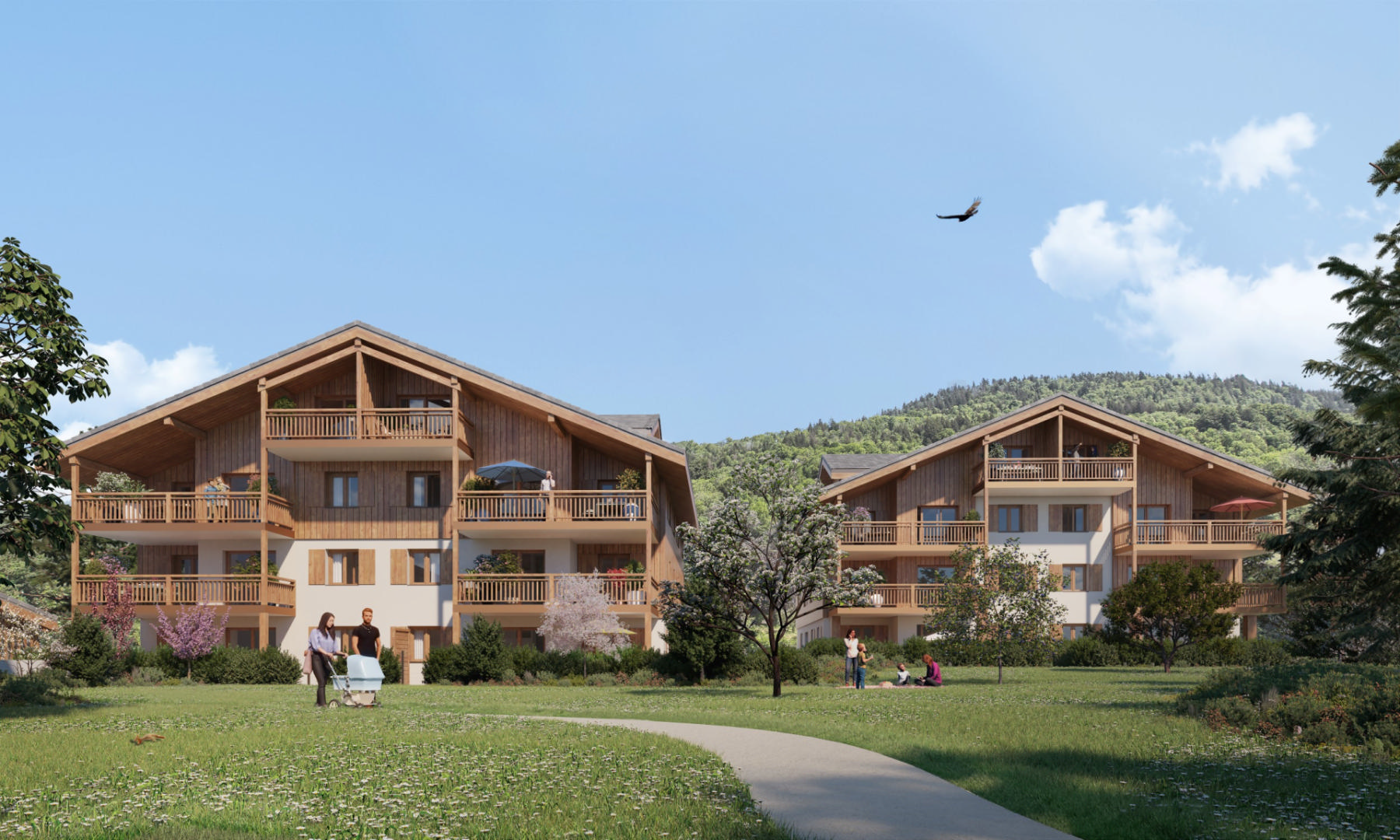 2 bedroom Penthouse near SAMOENS, Haute-Savoie