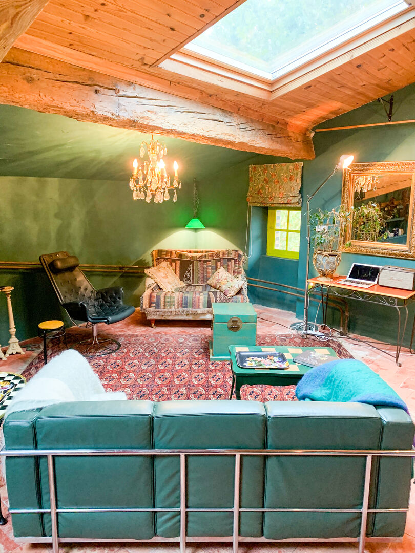 Charming Character Village House with Attached Stone Barn and Sunny Terrace