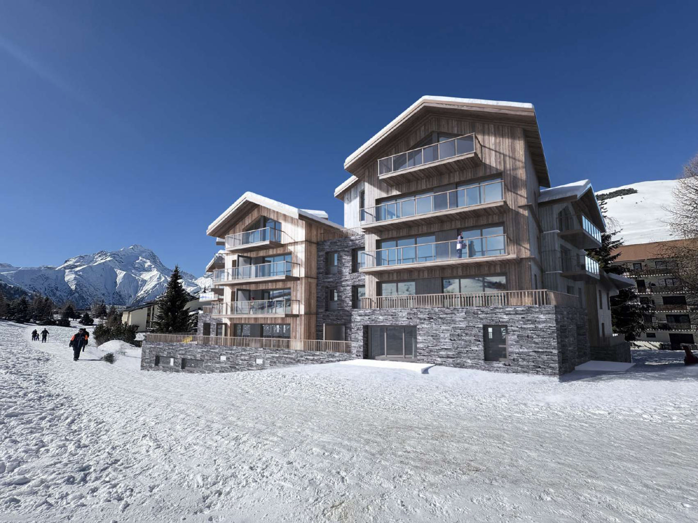 3 bedroom Ski Apartment near LES-DEUX-ALPES, Isere