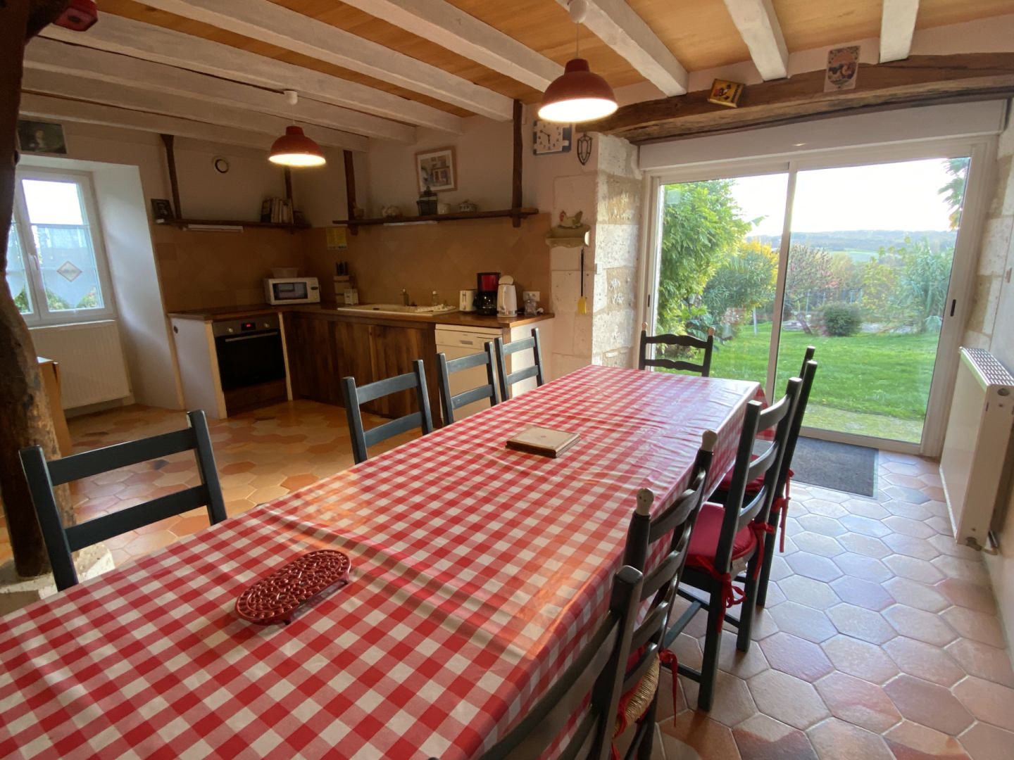 Country house with outbuildings and heated swimming pool
