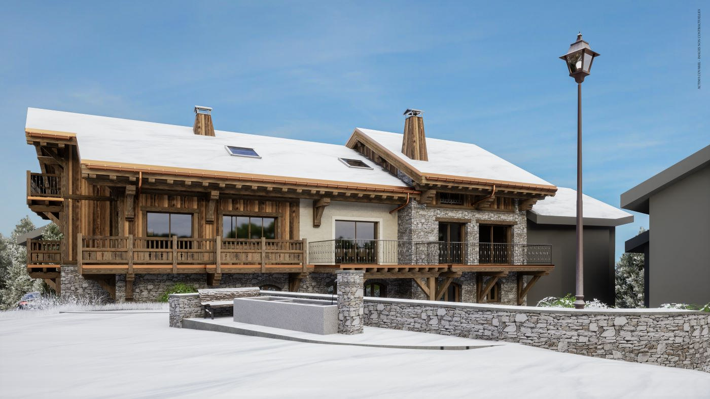 For Sale : 6 bedrooms Ski Chalet near MERIBEL, Savoie