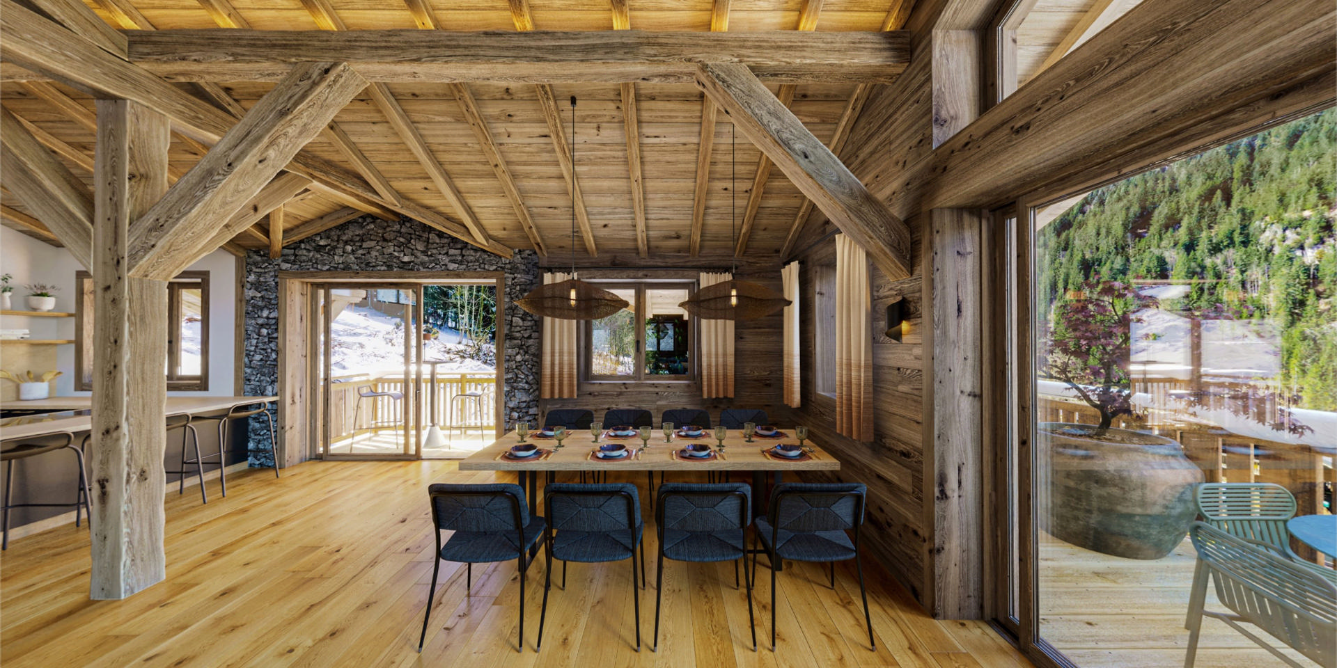 3 bedroom Ski Chalet near CHATEL, Haute-Savoie