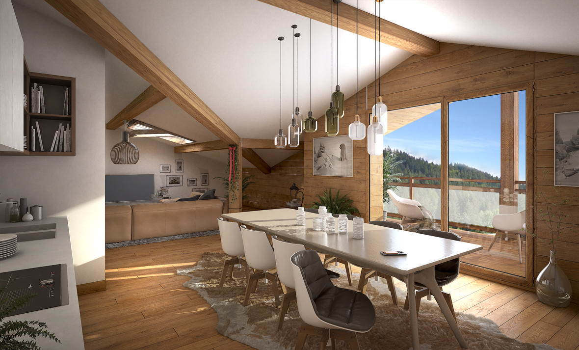 For Sale : 3 bedrooms Ski Apartment near LES GETS, Haute-Savoie